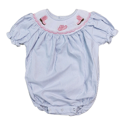 Boots & Hat Cowgirl Smock Bubble