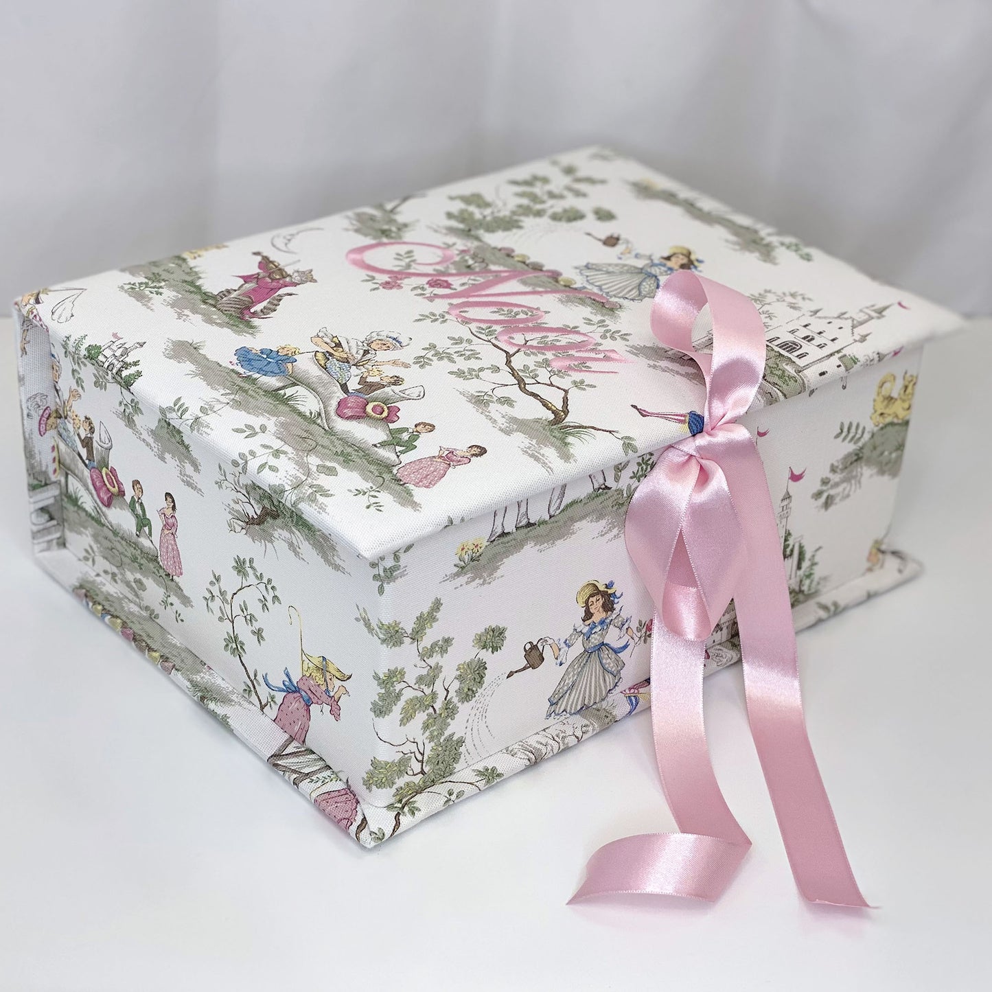 Nursery Rhyme Toile Medium Keepsake Box