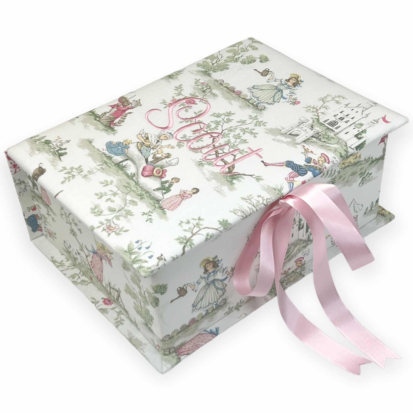 Nursery Rhyme Toile Medium Keepsake Box