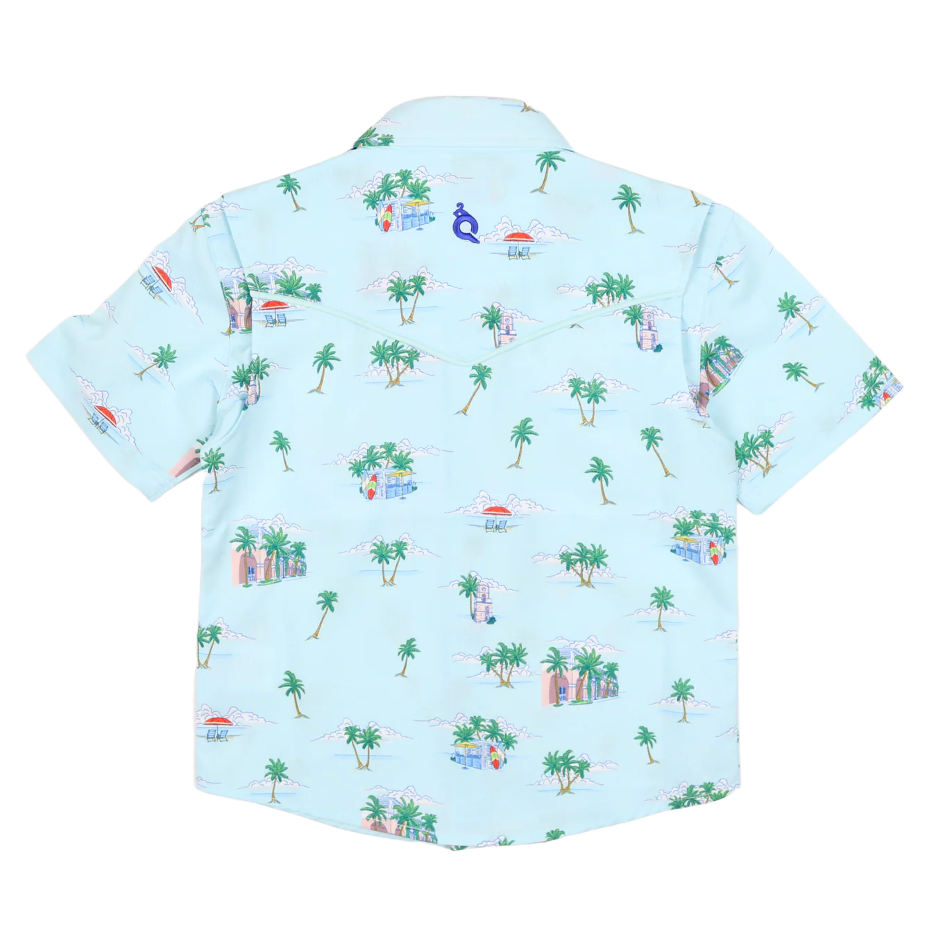 Coastal Getaway Pearl Snap SS Shirt