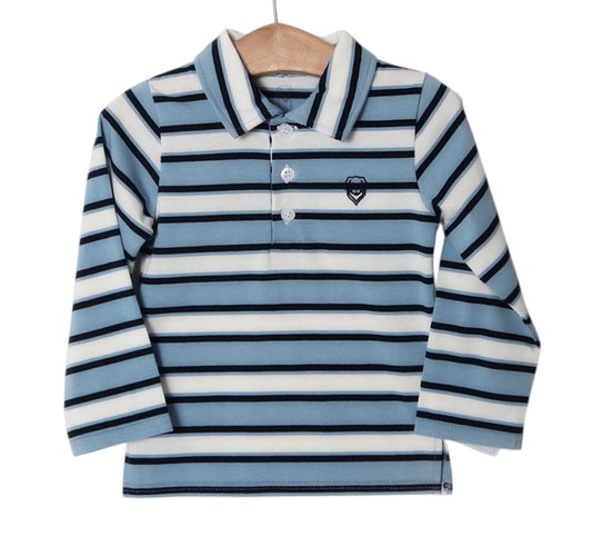 Blue Stripe Emmett LS Shirt