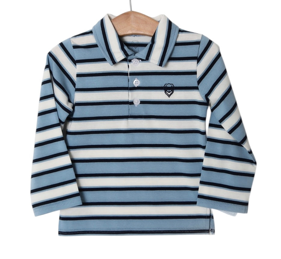 Blue Stripe Emmett LS Shirt
