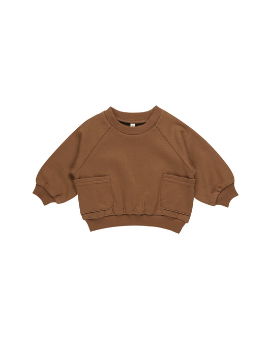 Cinnamon Pocket Sweatshirt & Pant Set