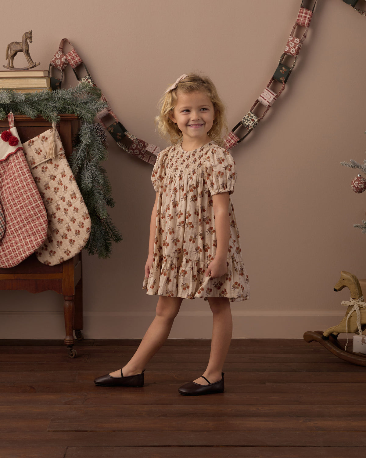Lilian Antique Bouquet Dress