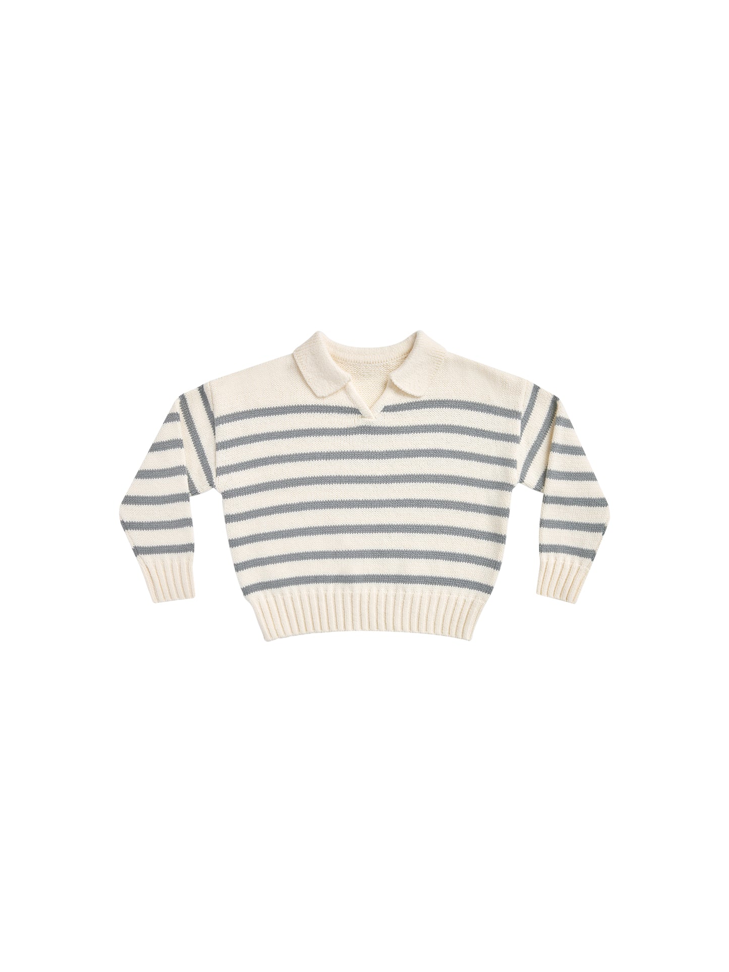 Stripe Collared Sweater