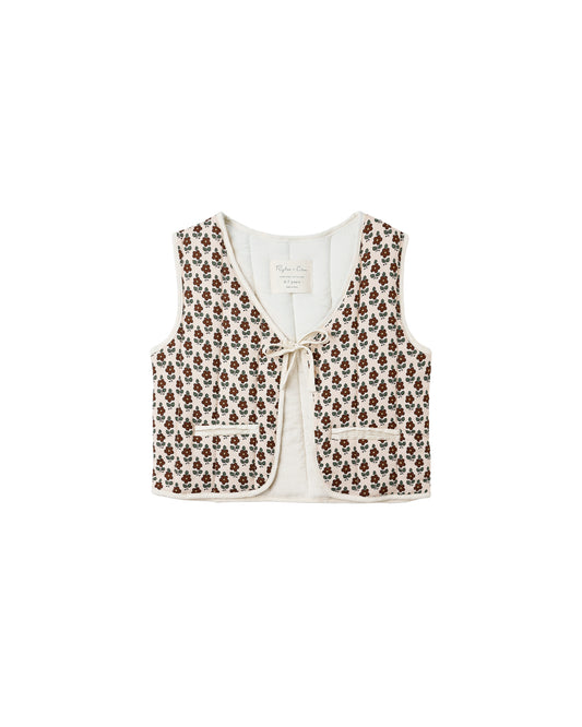 Harvest Floral Quilted Vest