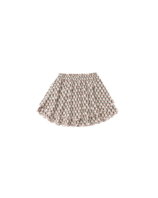 Rose Harvest Floral Mini Skirt