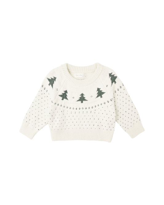 Trees Fair Isle Sweater
