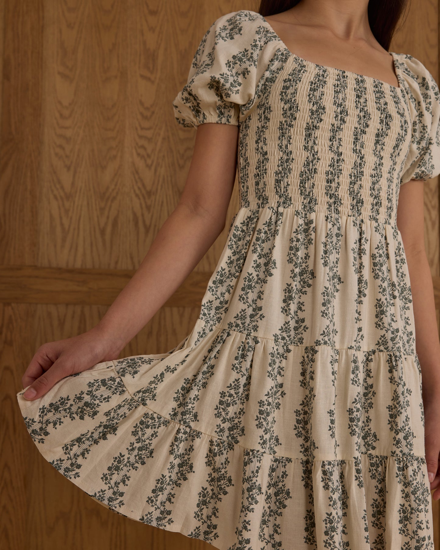 Green Vines Emily Dress