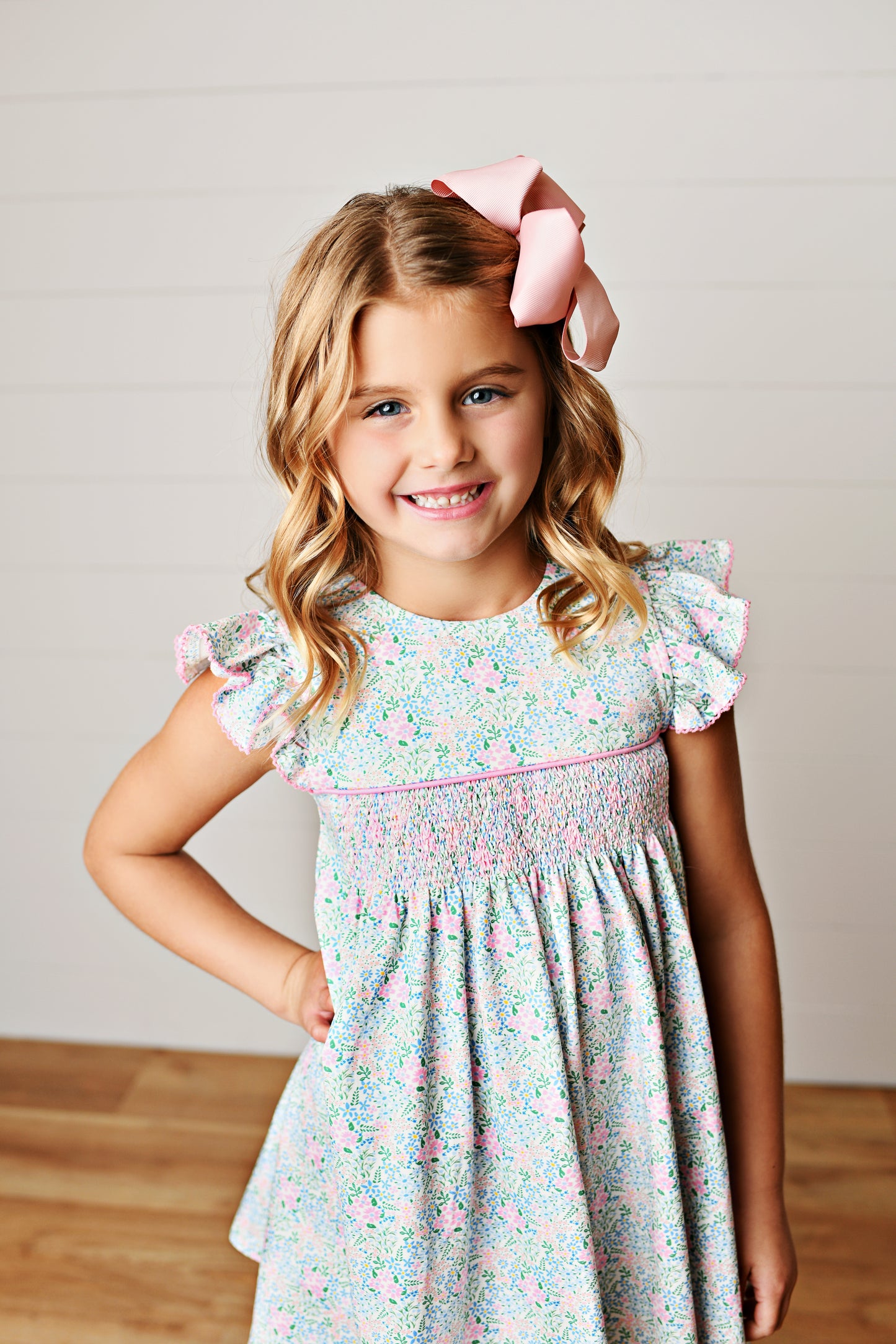 Blue Smock Dress