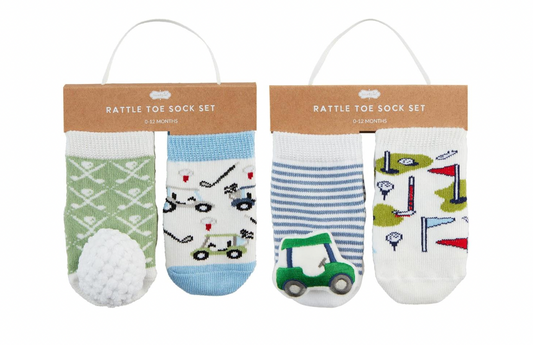 Golf Rattle Toe Sock Sets