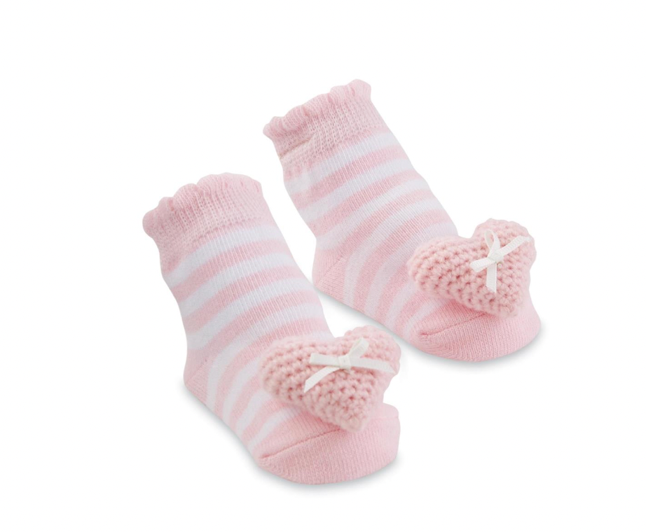 Heart Rattle Toe Socks