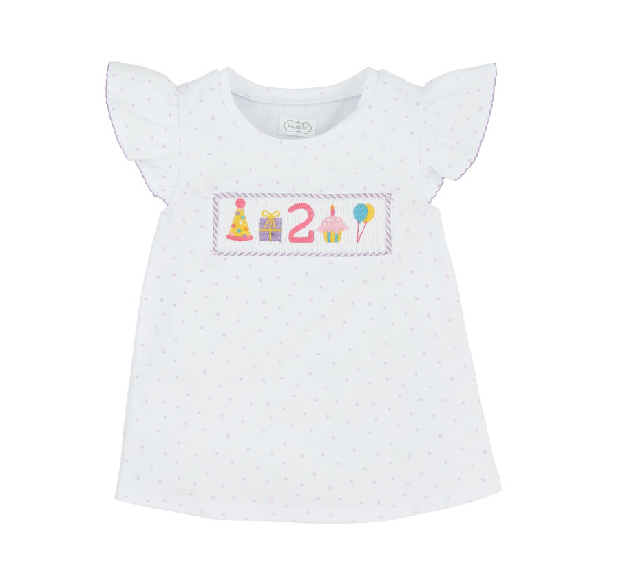 Girl Birthday Two Smock Tunic