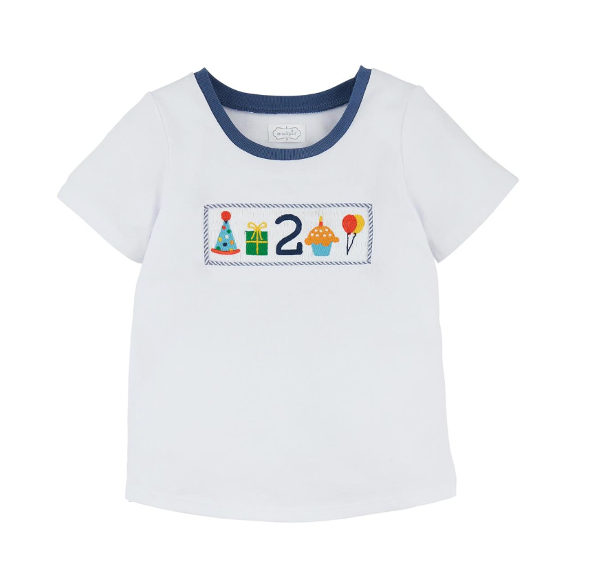 Boy Birthday Two Smock Tee