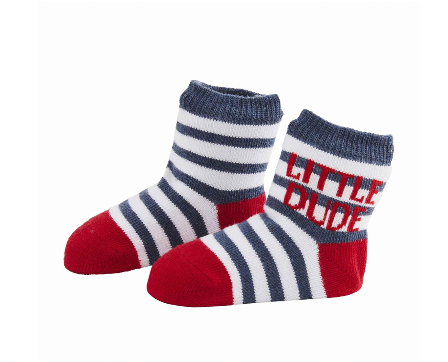 Little Dude Stripe Socks
