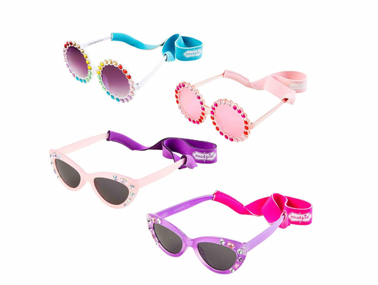 Toddler GIrl Sunglasses & Strap Set