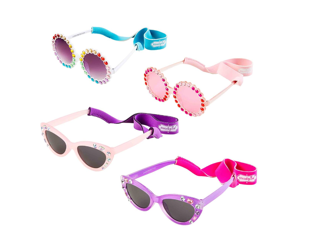 Toddler GIrl Sunglasses & Strap Set