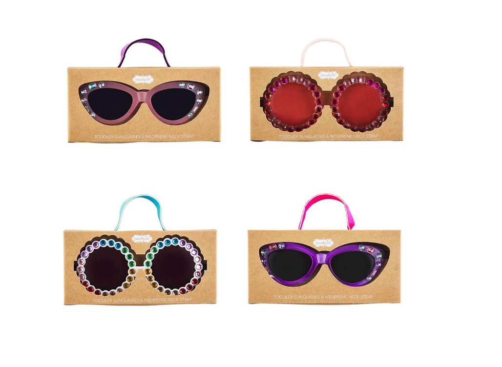 Toddler GIrl Sunglasses & Strap Set