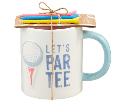 Lets Par Golf Tee & Mug Set
