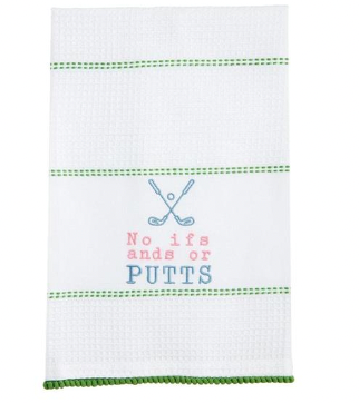 No Ifs Golf Waffle Towel