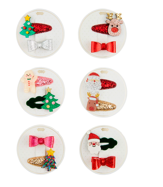 Christmas Hair Clip Sets