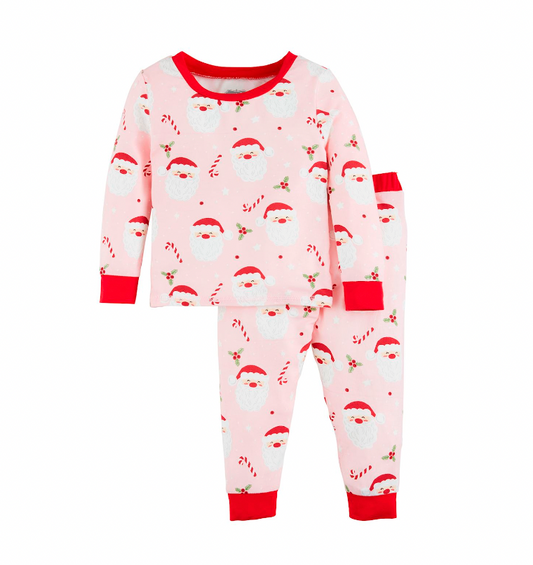 Pink Santa Glow PJ Set