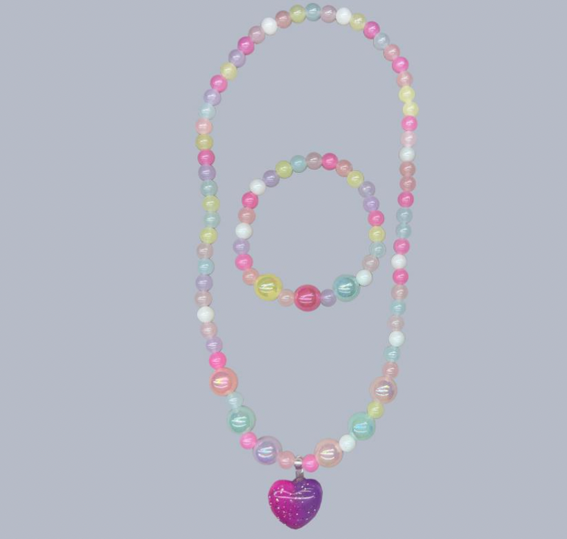 Kiddie Necklace-Bracelet Sets