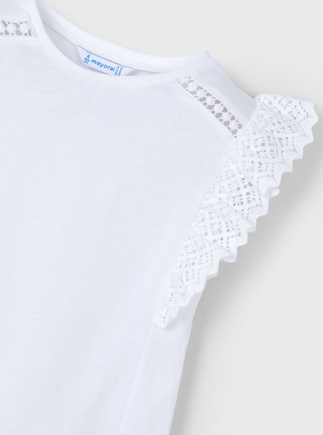 White Crochet Shirt