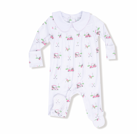 PK Golf Smocked Peter Pan Footie