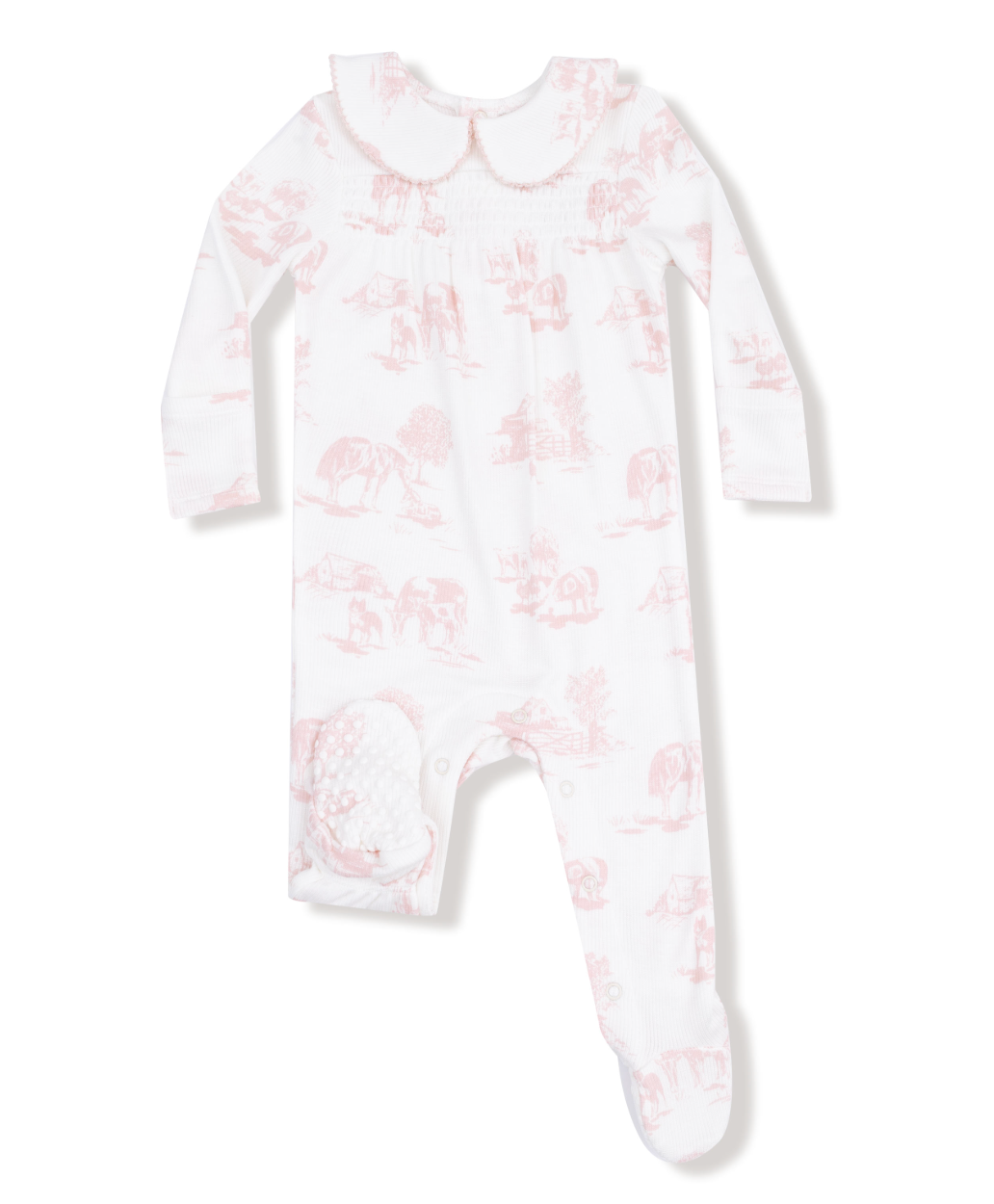 Farm Pk Toile Peter Pan 2Zip Footie