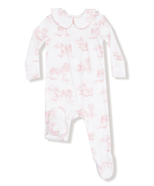 Farm Pk Toile Peter Pan 2Zip Footie