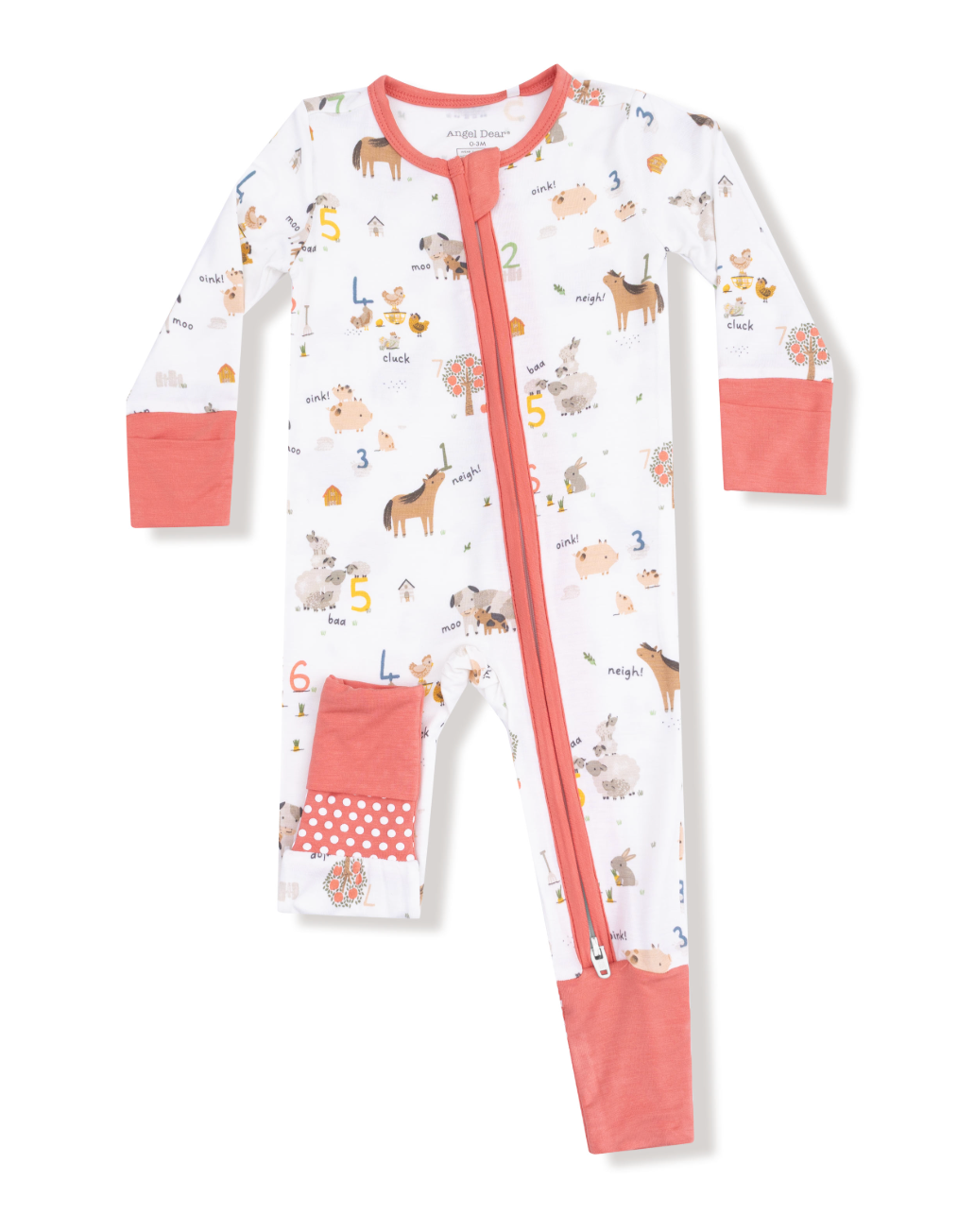 Farm Sounds 2Way Zip Romper