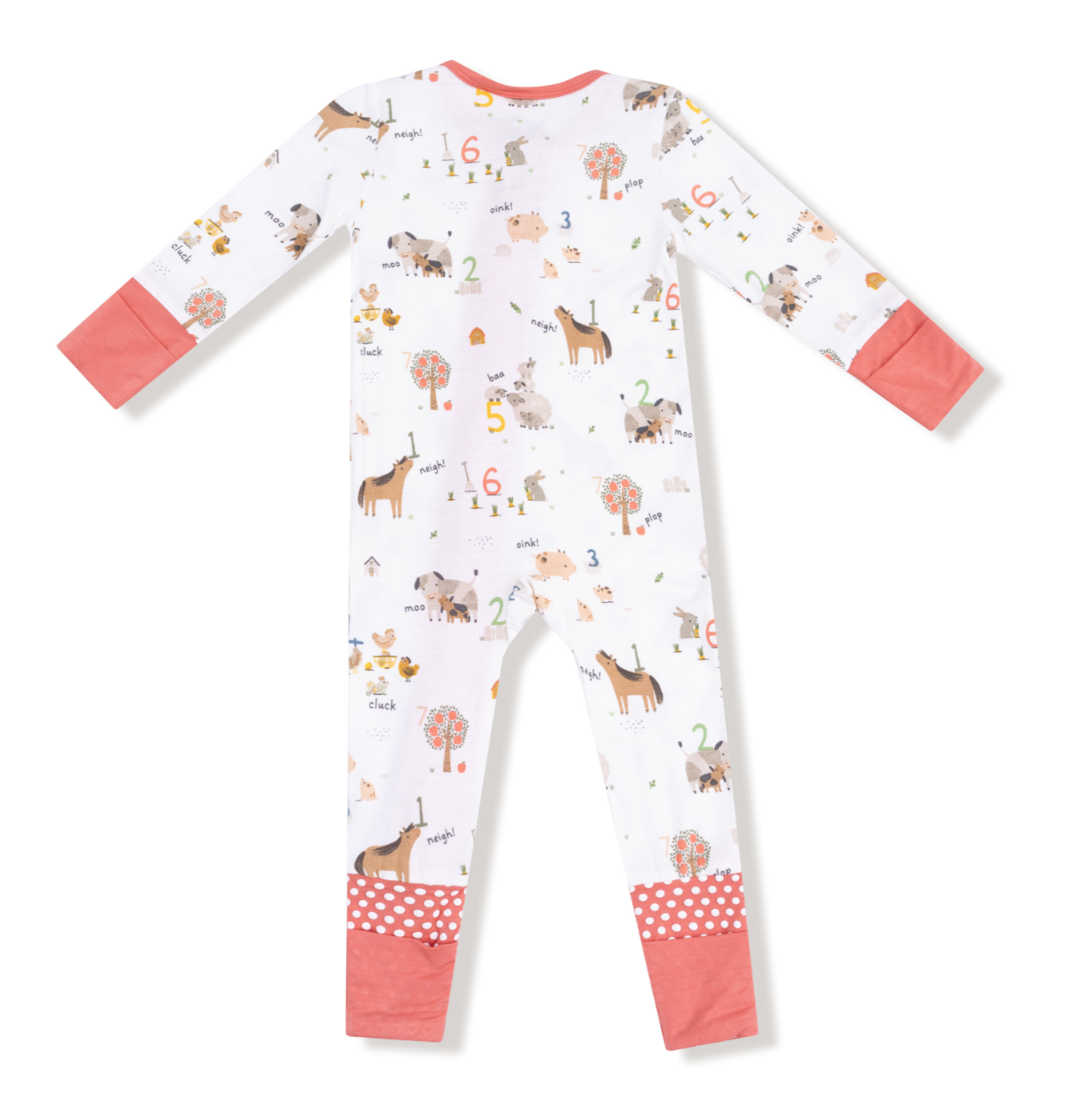 Farm Sounds 2Way Zip Romper