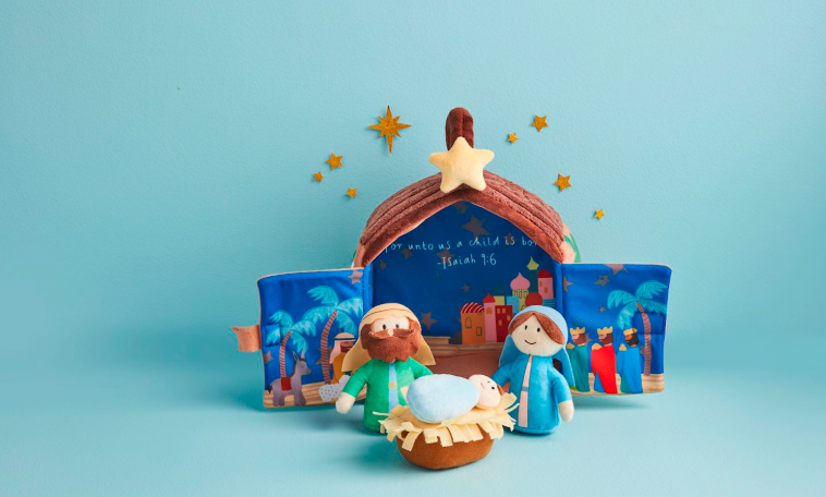 Musical Nativity Plush Set