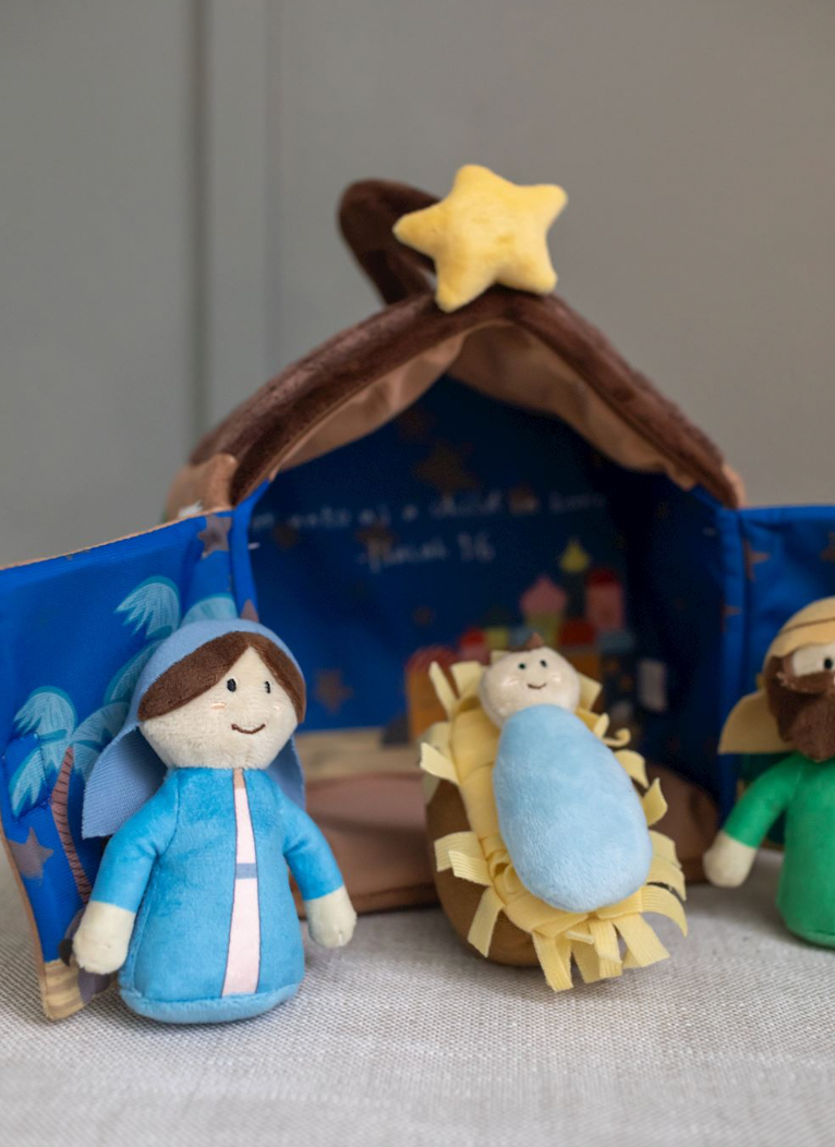 Musical Nativity Plush Set