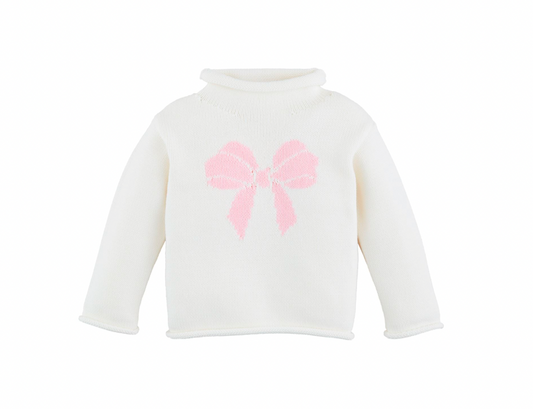 Bow Roll Neck Sweater