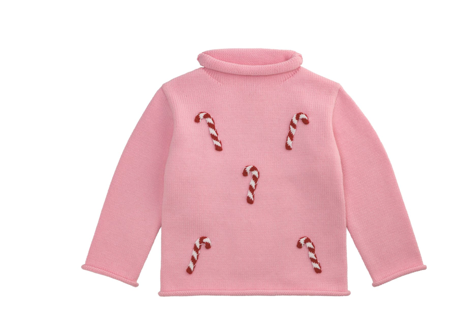Candy Cane Rollneck Sweater
