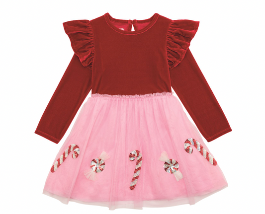 Candy Cane Tutu Dress