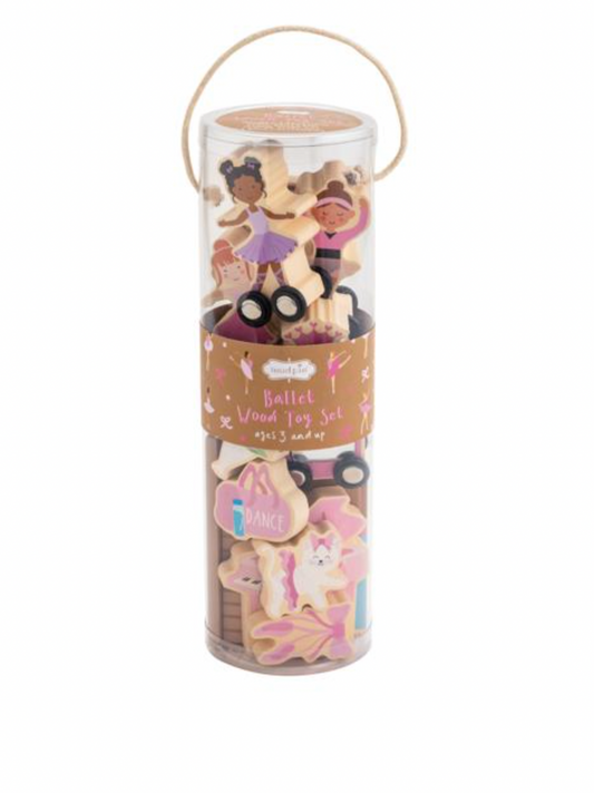 Ballet Wood Toy Set