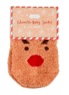 Christmas Chenille Socks