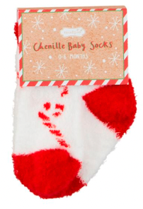 Christmas Chenille Socks