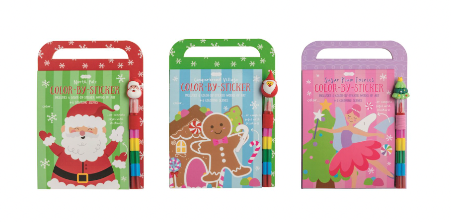 Christmas Color by Sticker Set