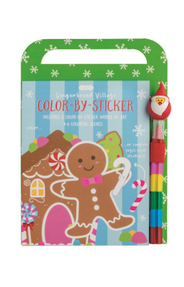 Christmas Color by Sticker Set