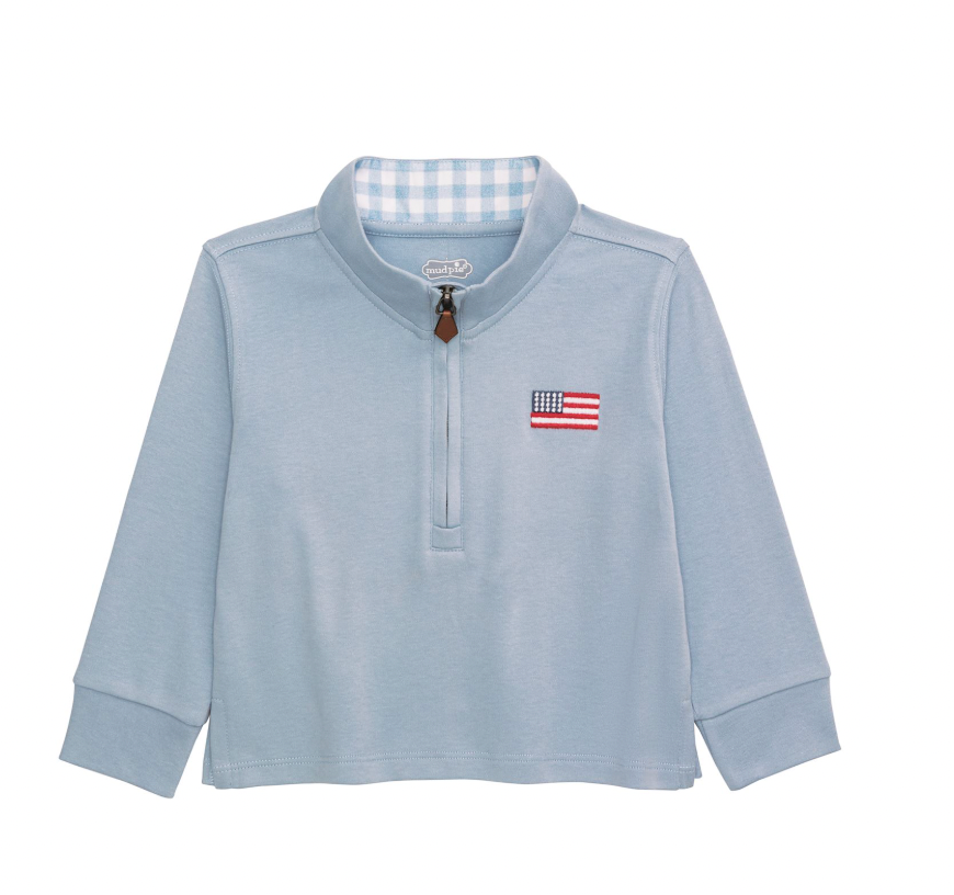 Flag Quarter Zip