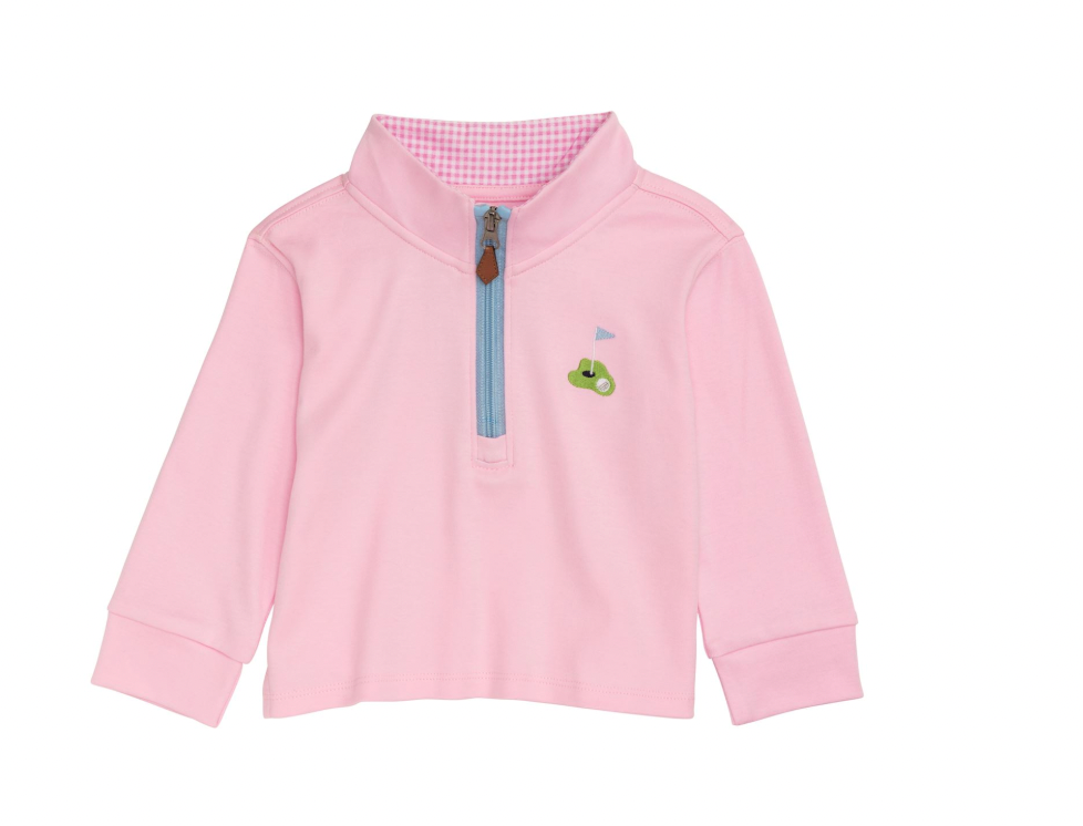 Pink Golf Quarter Zip