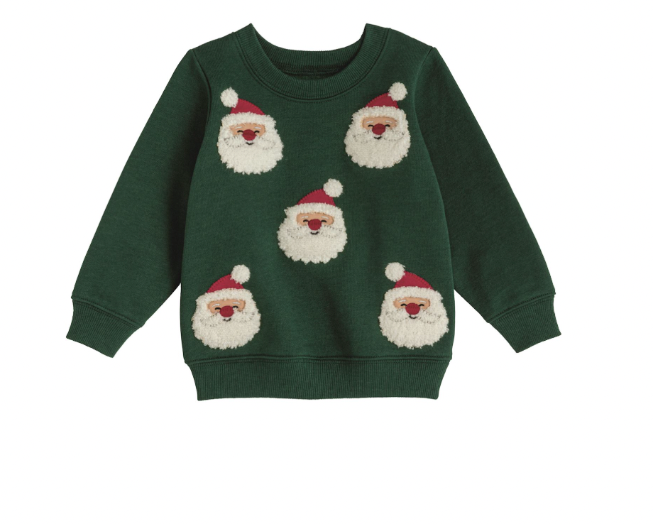 Green Santa Sweatshirt