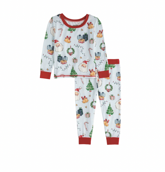 Blue Christmas Pj Set