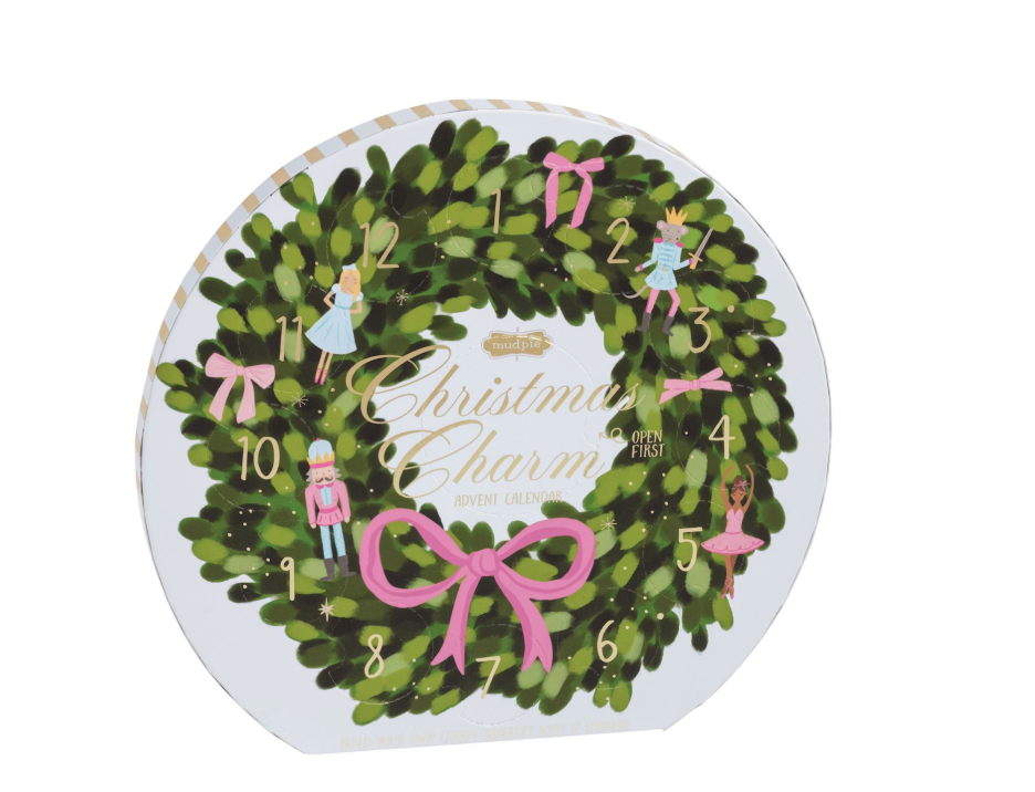 Wreath Christmas Charm Advent Calendar Set