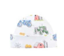 Tractor Farm Gown & Hat