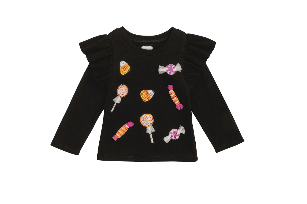 Black Candy Sequin Tee